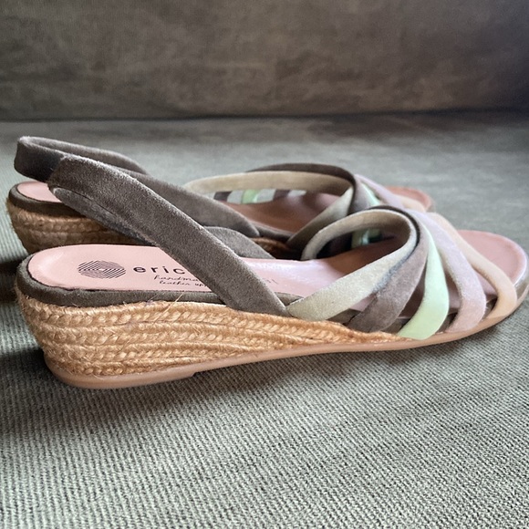 New! Eric Michael Elva Sandals Women's Size 37 US 6.5-7 - Picture 10 of 16